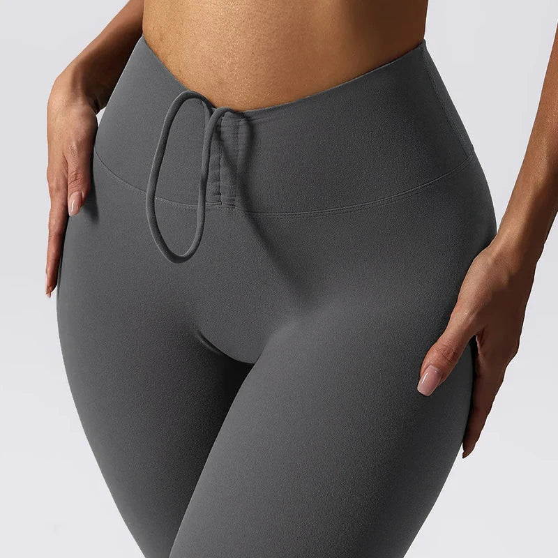 Drawstring Booty Yoga Pants