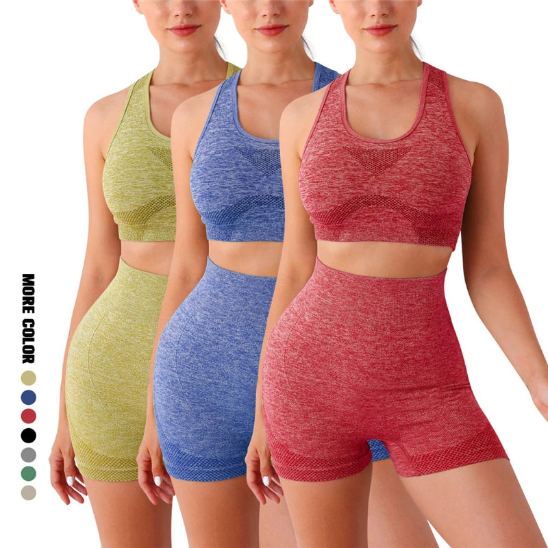 Sleeveless Yoga Shorts Set